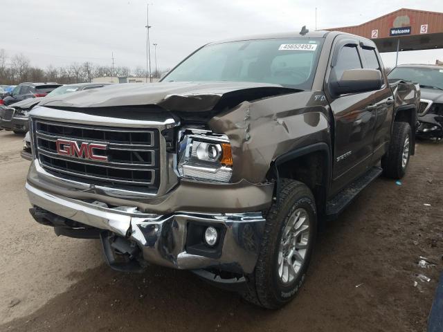 1GTV2UEC2EZ212265 - 2014 GMC SIERRA K1500 SLE TAN photo 1