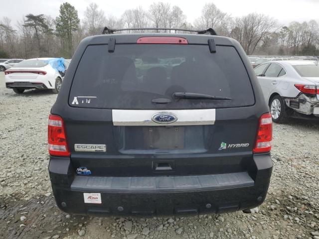 1FMCU5K3XCKA71426 - 2012 FORD ESCAPE HYBRID BLACK photo 6