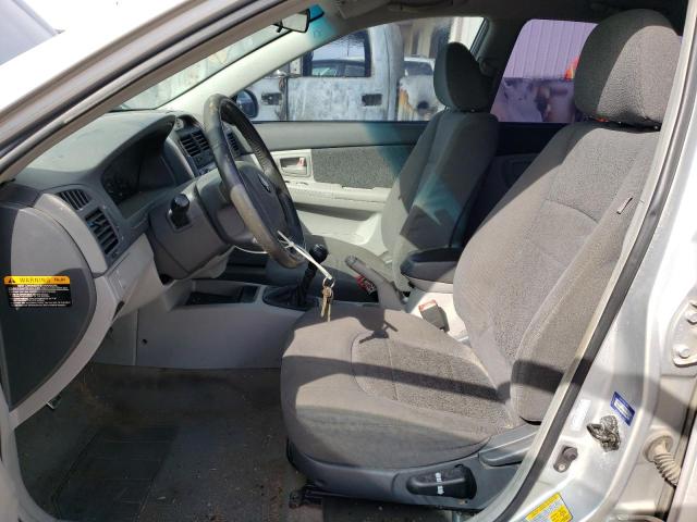 KNAFE161765372137 - 2006 KIA SPECTRA5 SILVER photo 7