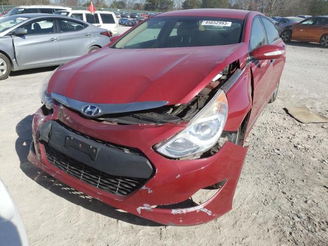 KMHEC4A4XDA083843 - 2013 HYUNDAI SONATA HYBRID RED photo 5