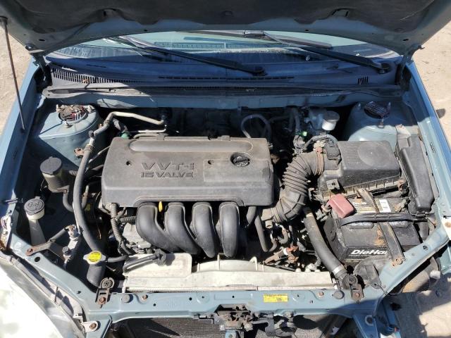 2T1BR32E25C386586 - 2005 TOYOTA COROLLA CE GREEN photo 11