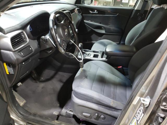 5XYPGDA54GG129603 - 2016 KIA SORENTO LX GRAY photo 7