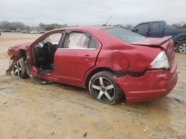 3FAHP0HA4BR206832 - 2011 FORD FUSION SE RED photo 2