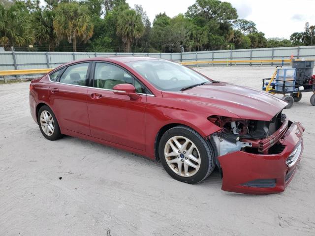 3FA6P0H72FR202750 - 2015 FORD FUSION SE RED photo 4