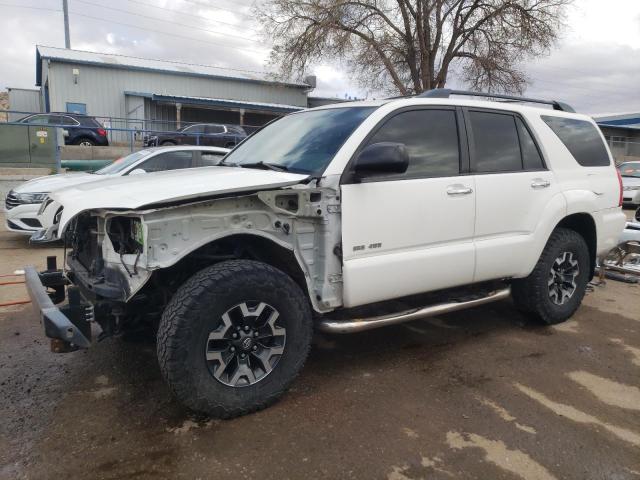 JTEBU14R780130442 - 2008 TOYOTA 4RUNNER SR5 WHITE photo 1