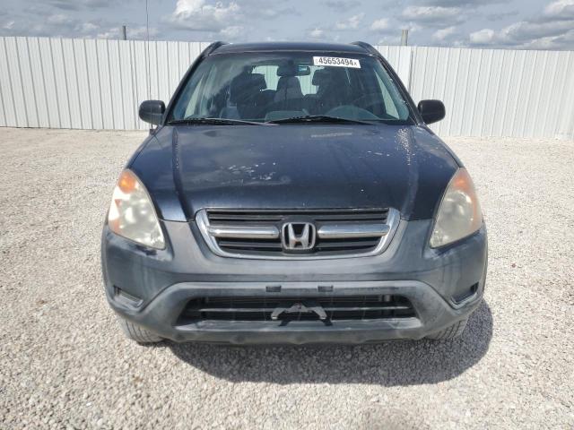 JHLRD78472C045324 - 2002 HONDA CR-V LX BLACK photo 5