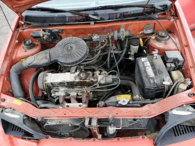 2C1MR6462M6745836 - 1991 GEO METRO BASE RED photo 11