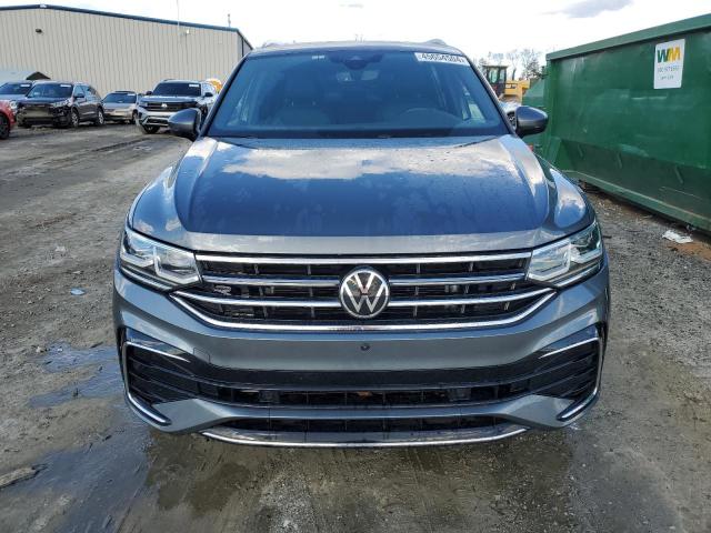 3VV4B7AX8NM176672 - 2022 VOLKSWAGEN TIGUAN SEL R-LINE GRAY photo 5