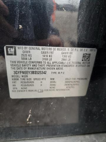 3GYFNEEY3BS525342 - 2011 CADILLAC SRX PERFORMANCE COLLECTION Noir photo 13