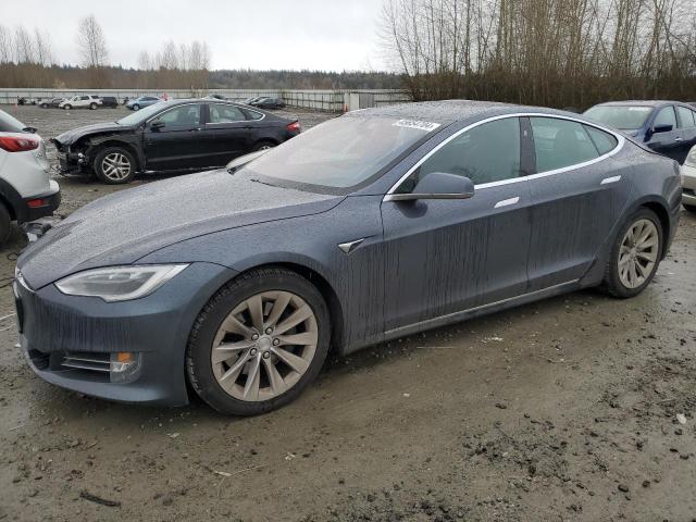 5YJSA1E24HF223323 - 2017 TESLA MODEL S GRAY photo 1