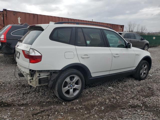 WBXPC934X7WF14640 - 2007 BMW X3 3.0SI WHITE photo 3