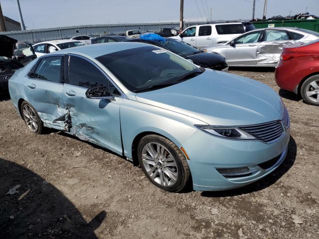 3LN6L2LU8DR800929 - 2013 LINCOLN MKZ HYBRID BLUE photo 4