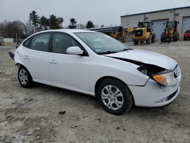 KMHDU4AD4AU008669 - 2010 HYUNDAI ELANTRA BLUE WHITE photo 4