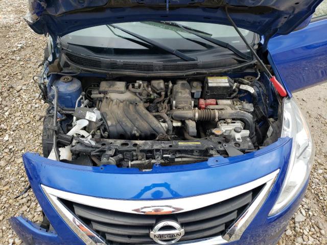 3N1CN7AP1HL896524 - 2017 NISSAN VERSA S BLUE photo 11