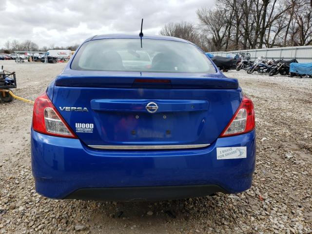 3N1CN7AP1HL896524 - 2017 NISSAN VERSA S BLUE photo 6