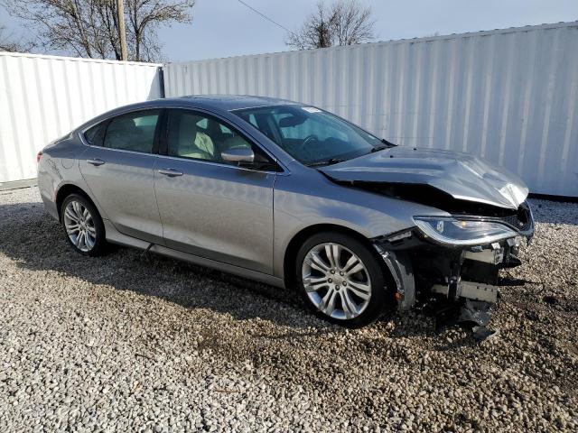 1C3CCCAB9FN567944 - 2015 CHRYSLER 200 LIMITED SILVER photo 4