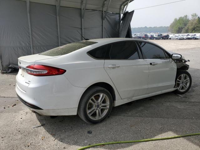 3FA6P0LU7JR249455 - 2018 FORD FUSION SE HYBRID WHITE photo 3