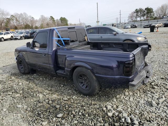 1FTYR10VXXPA61934 - 1999 FORD RANGER BLUE photo 2