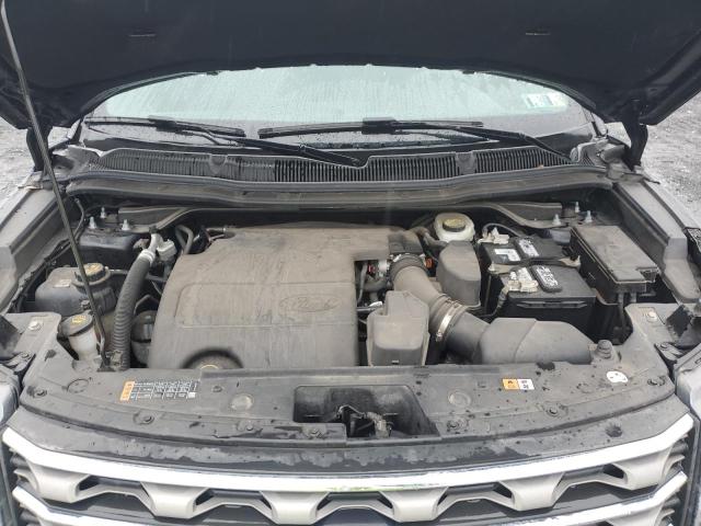 1FM5K8D88HGE18237 - 2017 FORD EXPLORER XLT BLUE photo 11