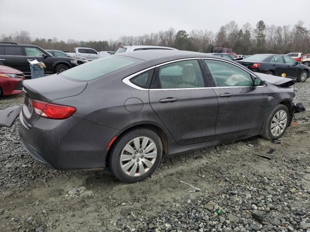 1C3CCCFB4FN760950 - 2015 CHRYSLER 200 LX GRAY photo 3