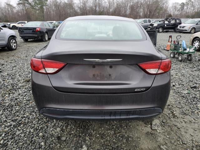 1C3CCCFB4FN760950 - 2015 CHRYSLER 200 LX GRAY photo 6