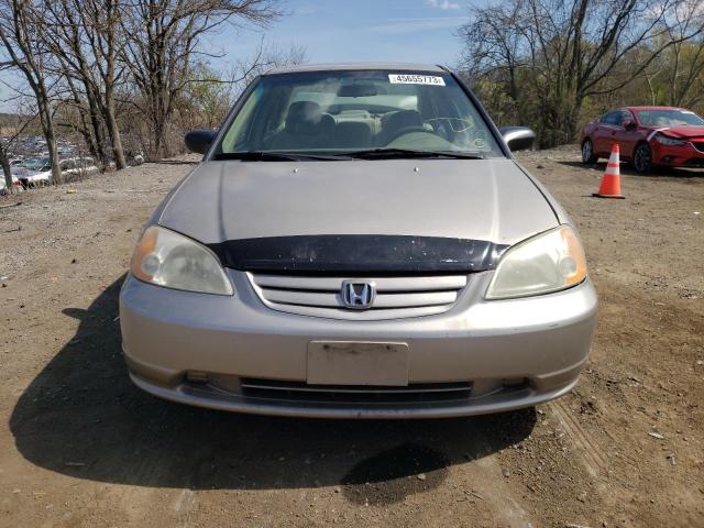 2HGES15521H552365 - 2001 HONDA CIVIC LX GRAY photo 5