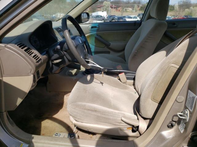 2HGES15521H552365 - 2001 HONDA CIVIC LX GRAY photo 7