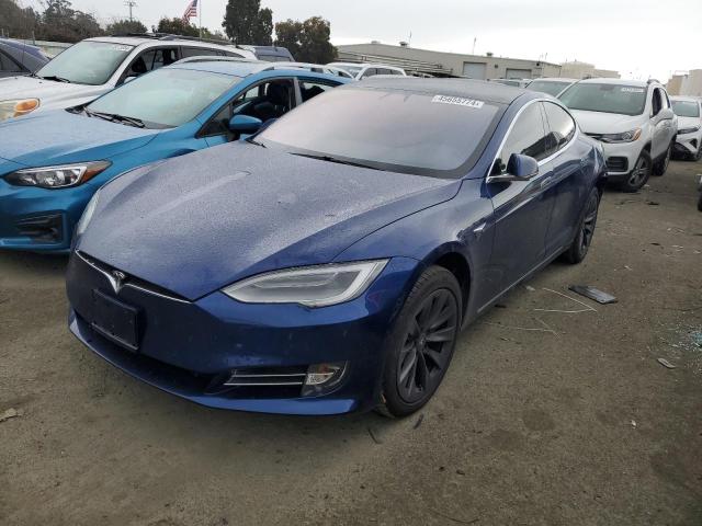 5YJSA1E24LF361856 - 2020 TESLA MODEL S ლურჯი ფოტო 1
