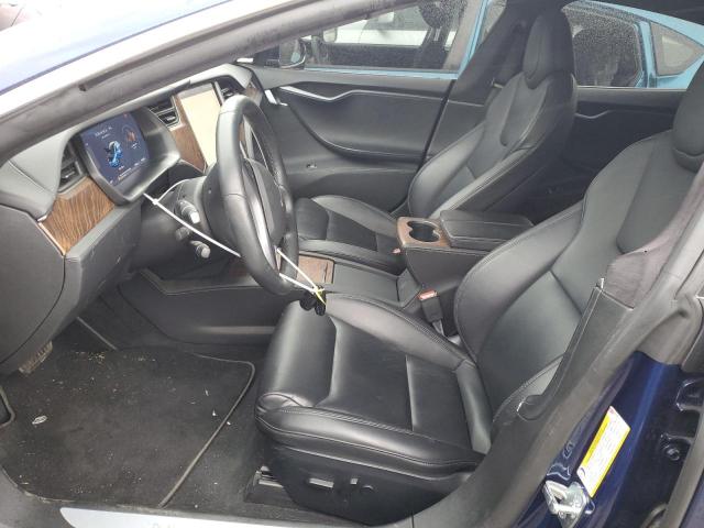 5YJSA1E24LF361856 - 2020 TESLA MODEL S ლურჯი ფოტო 7