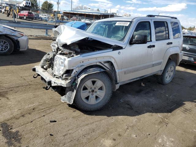 1C4PJMAK1CW215696 - 2012 JEEP LIBERTY SPORT SILVER photo 1