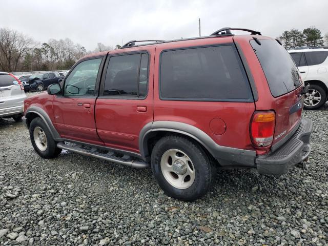 1FMZU73E0YUB43865 - 2000 FORD EXPLORER XLT BURGUNDY photo 2