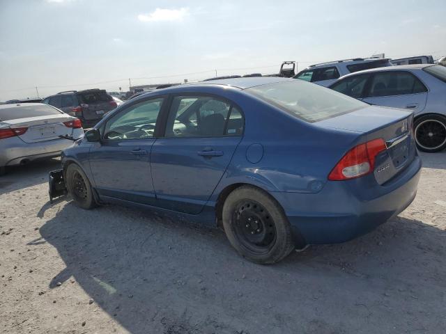 19XFA16509E007714 - 2009 HONDA CIVIC LX BLUE photo 2