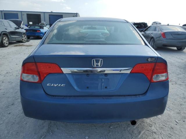 19XFA16509E007714 - 2009 HONDA CIVIC LX BLUE photo 6