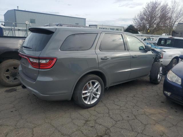 1C4RDHDG0NC202876 - 2022 DODGE DURANGO GT GRAY photo 3