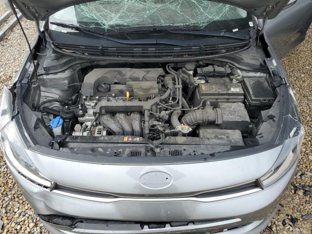 3KPA24AD8ME372738 - 2021 KIA RIO LX SILVER photo 11