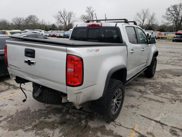 1GCGTEENXK1171391 - 2019 CHEVROLET COLORADO ZR2 SILVER photo 3