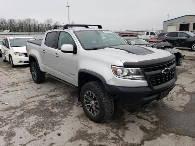 1GCGTEENXK1171391 - 2019 CHEVROLET COLORADO ZR2 SILVER photo 4