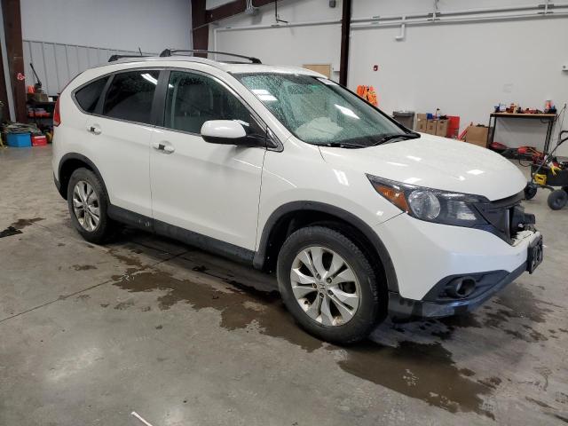 5J6RM4H75EL013525 - 2014 HONDA CR-V EXL WHITE photo 4