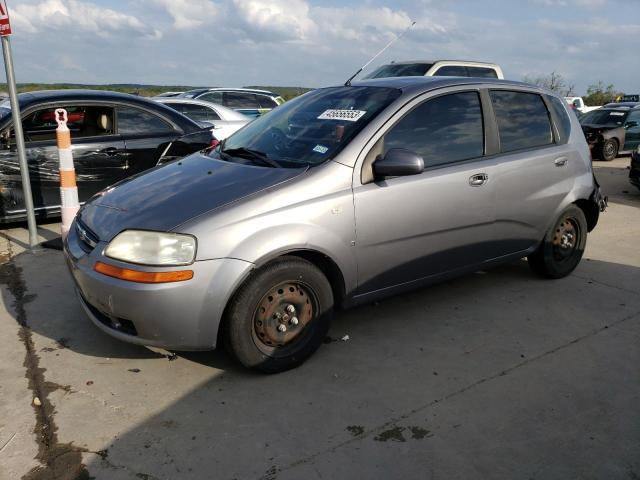 KL1TD66618B110479 - 2008 CHEVROLET AVEO BASE SILVER photo 1