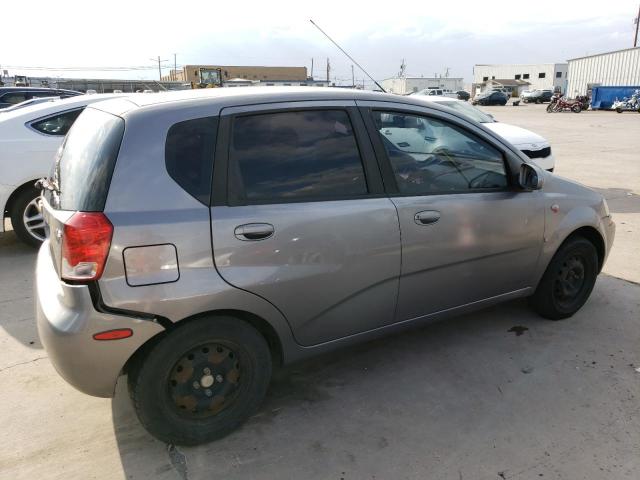 KL1TD66618B110479 - 2008 CHEVROLET AVEO BASE SILVER photo 3
