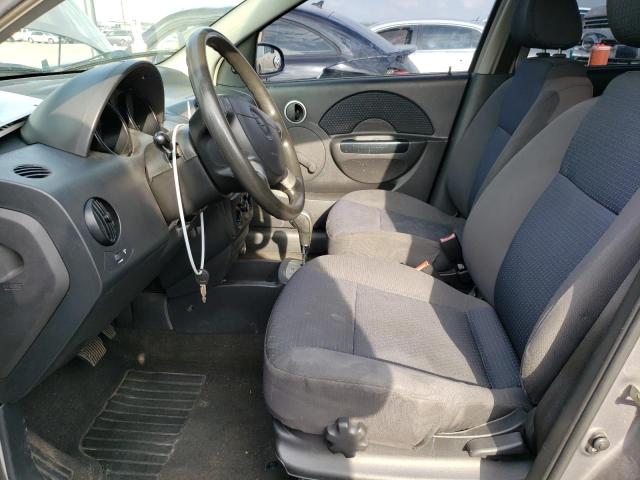 KL1TD66618B110479 - 2008 CHEVROLET AVEO BASE SILVER photo 7