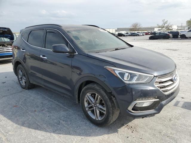 5NMZU3LB1HH030128 - 2017 HYUNDAI SANTA FE S BLUE photo 4