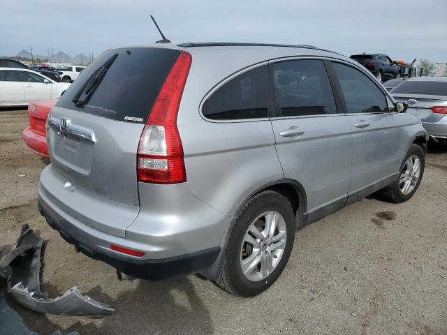 5J6RE3H73AL004369 - 2010 HONDA CR-V EXL SILVER photo 3