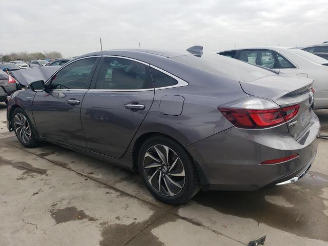 19XZE4F93KE006102 - 2019 HONDA INSIGHT TOURING GRAY photo 2