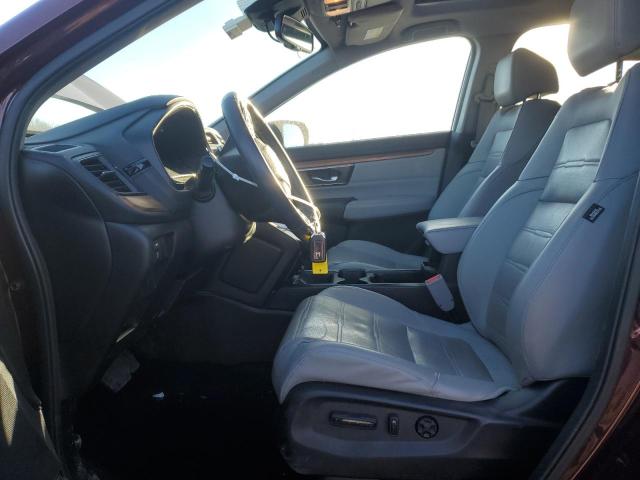 2HKRW2H87KH608468 - 2019 HONDA CR-V EXL MAROON photo 7