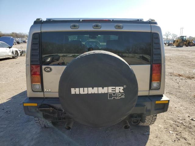 5GRGN23U53H124568 - 2003 HUMMER H2 TAN photo 6