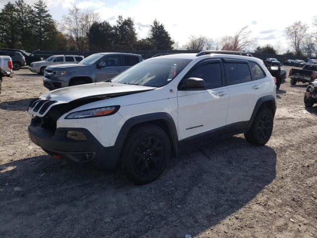 1C4PJMBB4FW626268 - 2015 JEEP CHEROKEE TRAILHAWK WHITE photo 1