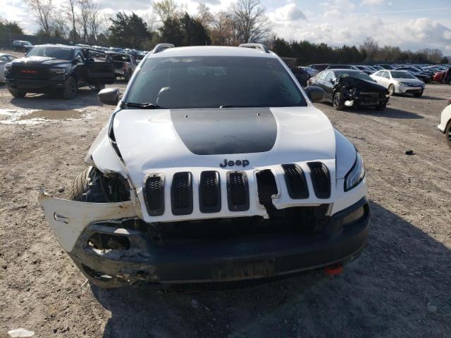 1C4PJMBB4FW626268 - 2015 JEEP CHEROKEE TRAILHAWK WHITE photo 5