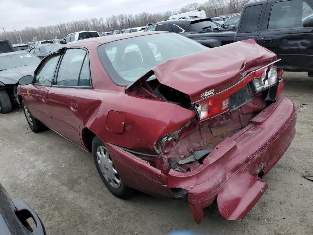 2G4WS52J731269348 - 2003 BUICK CENTURY CUSTOM MAROON photo 2