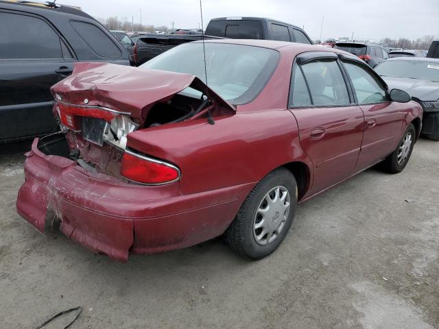 2G4WS52J731269348 - 2003 BUICK CENTURY CUSTOM MAROON photo 3